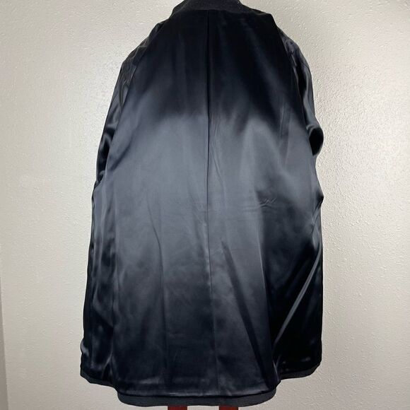Vintage Gemini Double Breasted Black Wool Peacoat EUC - Picture 5 of 6